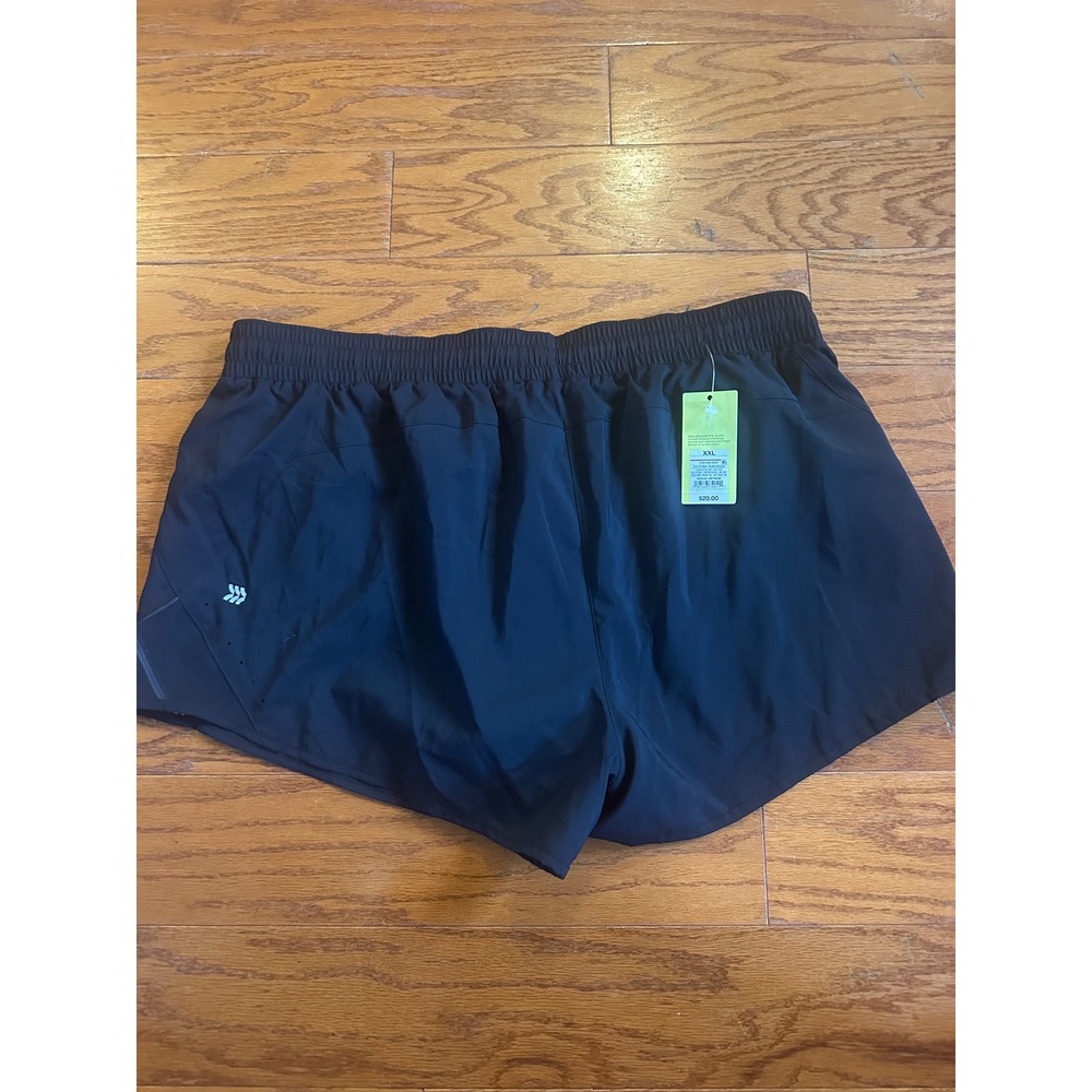 All in Motion Women XXL Black Core Run Shorts NWT 3G3LZ8 Activewear - Picture 3 of 7